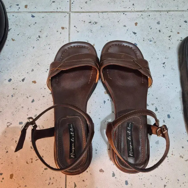 [BUNJANG] Brown Sandals / 갈색 샌들