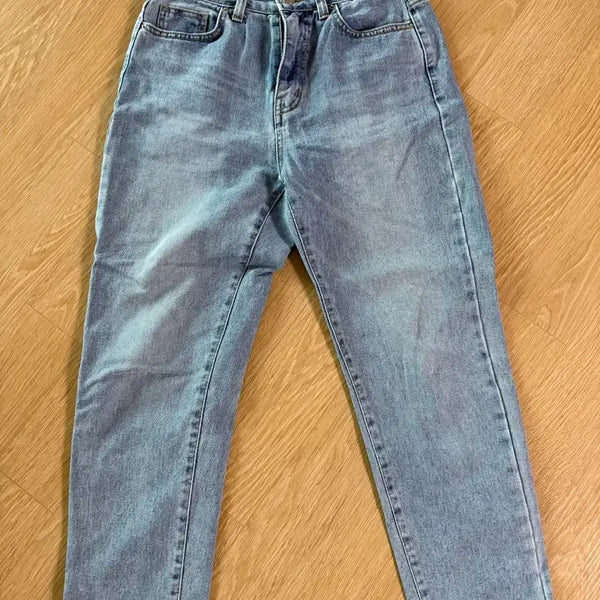 [BUNJANG] Vanesome Light Blue Baggy Denim Pants / 바네썸 라이트 블루 배기 데님 바지