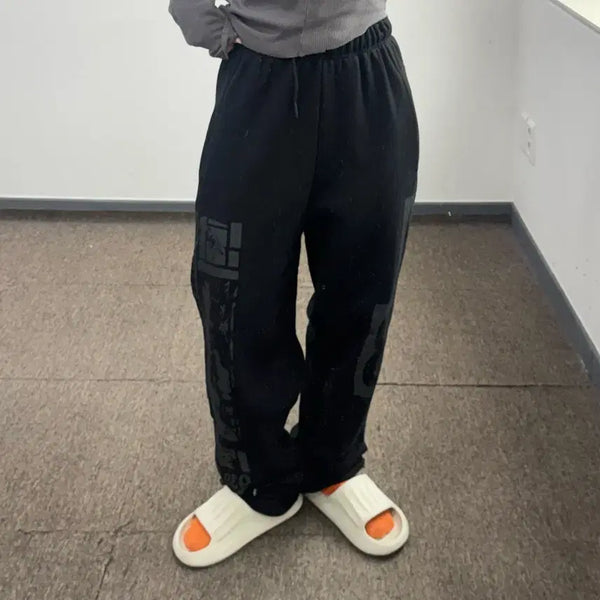 [BUNJANG] Archive Bold 939 Black Jogger Pants / Archive bold 939 블랙 조거 팬츠