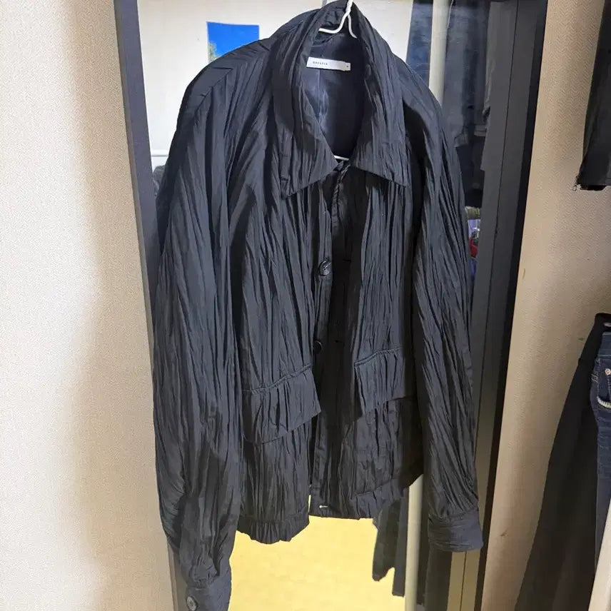 [BUNJANG] Shutter Wrinkle Short Jacket M Size / [급처] 셔터 링클 숏 자켓