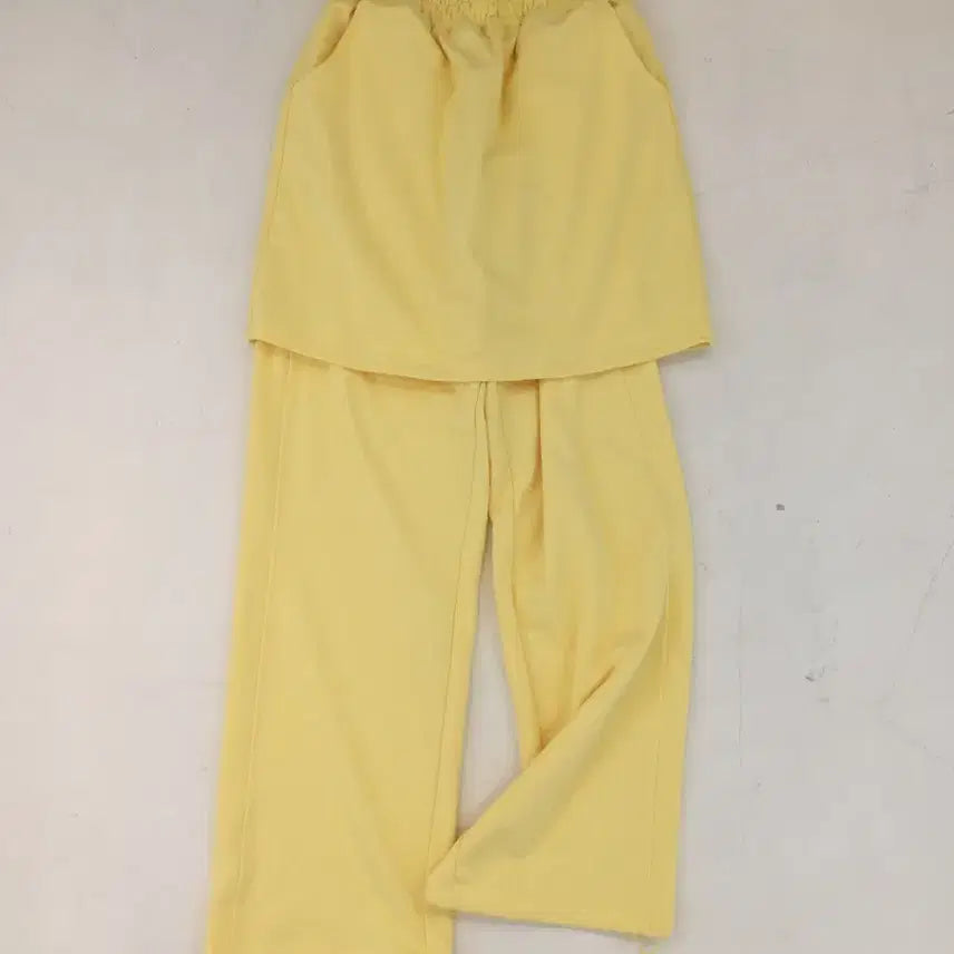 [BUNJANG] Chopice Yellow Skirt Pants / 초피쓰 스커트팬츠 노랑