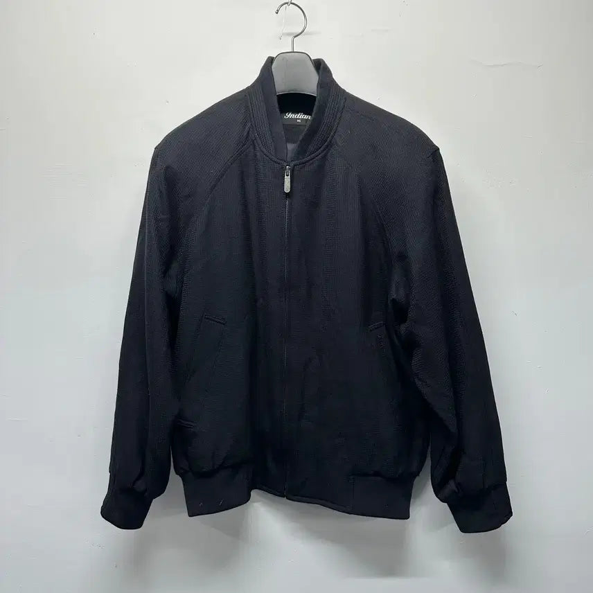 [BUNJANG] Indian 100% Wool Zip-Up Blouson Jacket / 인디안 정품 모100% 집업 블루종 자켓 M 95