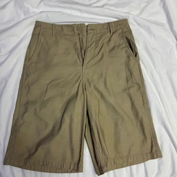 [BUNJANG] Musinsa Bermuda Shorts Beige / 무신사 버뮤다팬츠 반바지 베이지