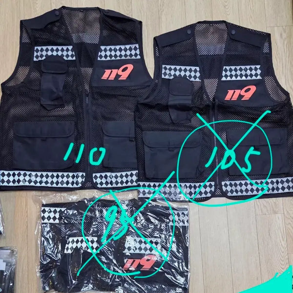 [BUNJANG] 119 Fire Suppression Unit Vest - Size 110 / 미사용 119 화재진압대 조끼 110사이즈 (줄자사진 참고)