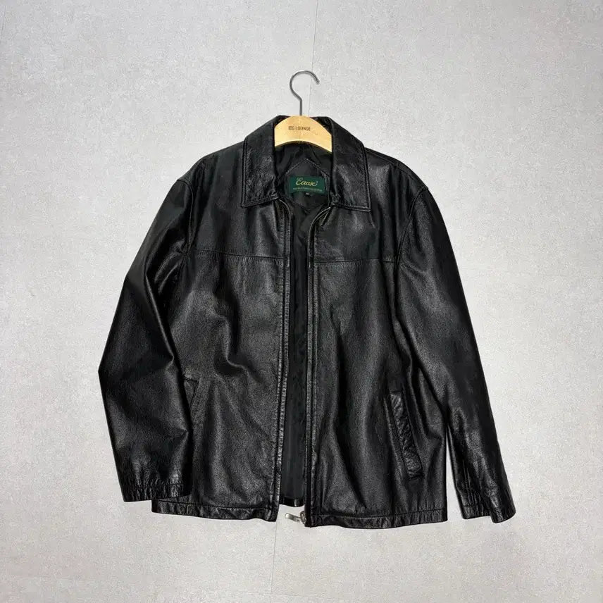 [BUNJANG] Genuine Leather Single Rider Jacket Size 95 / 소가죽 싱글라이더 자켓 95