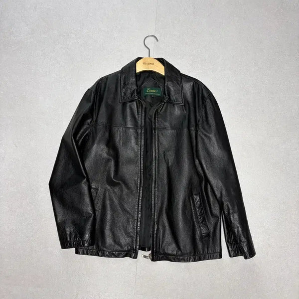 [BUNJANG] Genuine Leather Single Rider Jacket Size 95 / 소가죽 싱글라이더 자켓 95