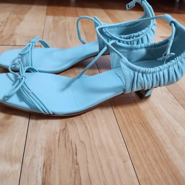 [BUNJANG] Emporio Armani Mint Strap Sandals / 엠포리오 아르마니 민트 스트랩 샌들 240 미사용새제품.