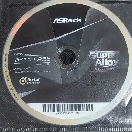 [BUNJANG] ASRock Motherboard Driver CD / 에즈락 메인보드 드라이버 CD