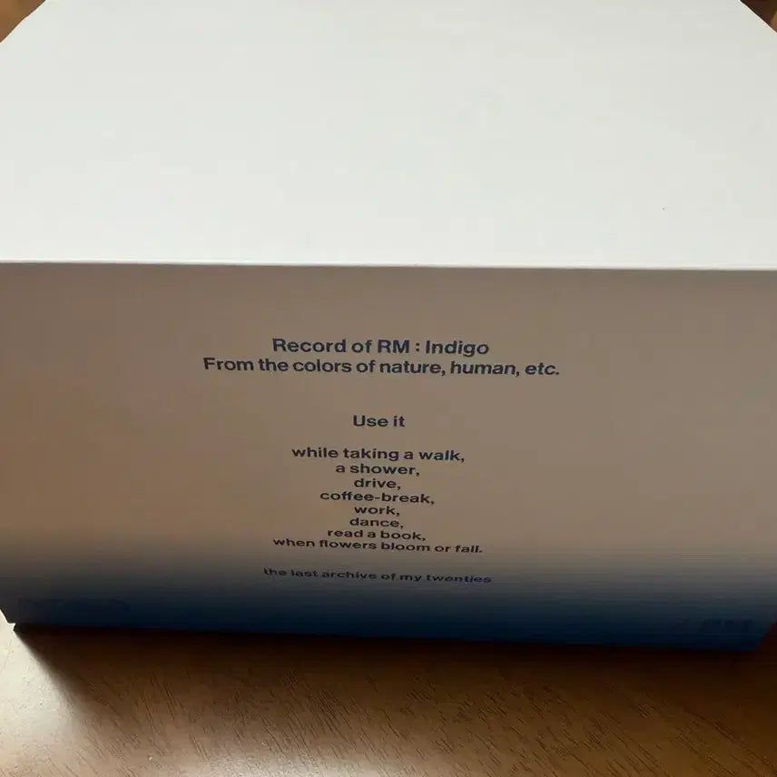 [BUNJANG] BTS RM Indigo Mood Lamp Set / BTS MERCHBOX #16 RM Indigo 무드등세트