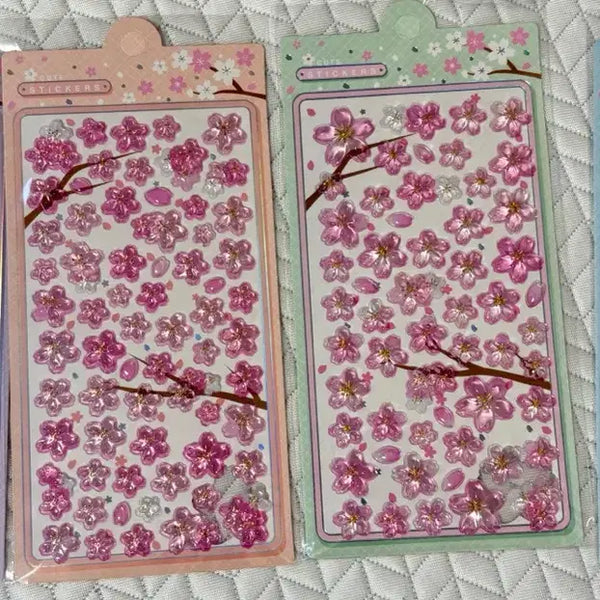 [BUNJANG] Bong Bong Drop Sticker Cherry Blossom / 봉봉드롭 스티커 벚꽃 / 벚꽃 봉봉 드롭 스티커
