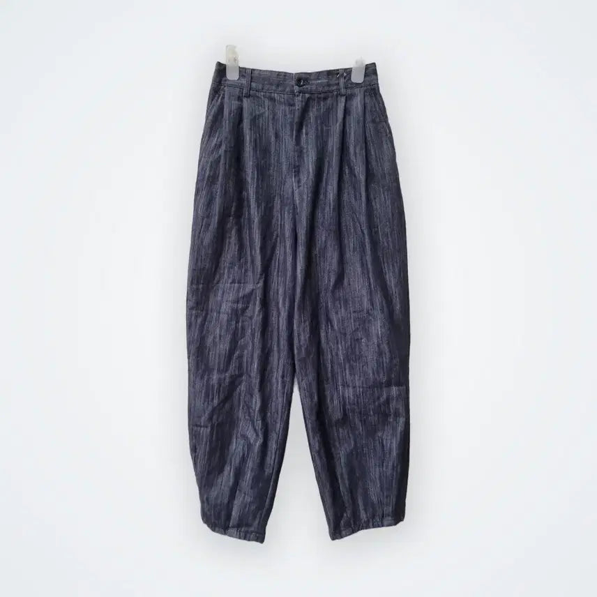 [BUNJANG] URBANSTOFF Striped Slacks Navy M / [M] URBANSTOFF 스트라이프 슬랙스 네이비