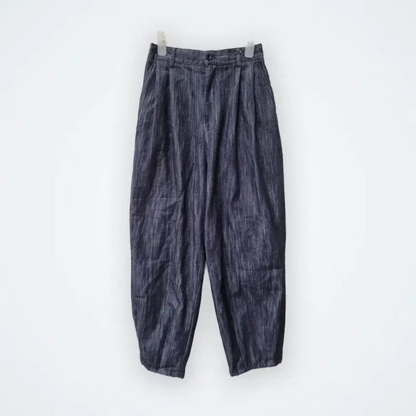 [BUNJANG] URBANSTOFF Striped Slacks Navy M / [M] URBANSTOFF 스트라이프 슬랙스 네이비