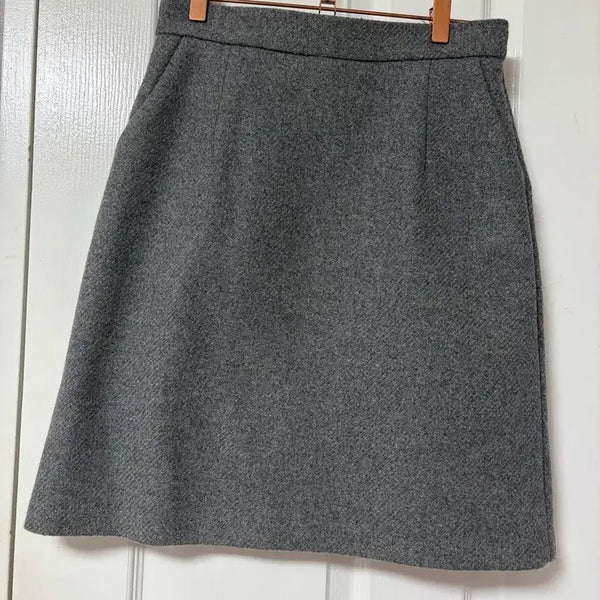 [BUNJANG] Woolen Midi Skirt (M) / 모직 미디 스커트 (M)