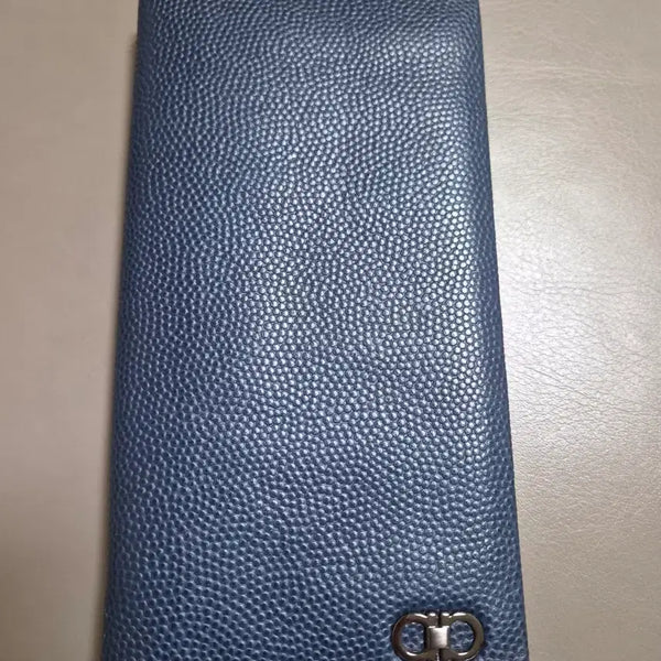 [BUNJANG] Salvatore Ferragamo Long Wallet Navy / 페레가모 장지갑 네이비