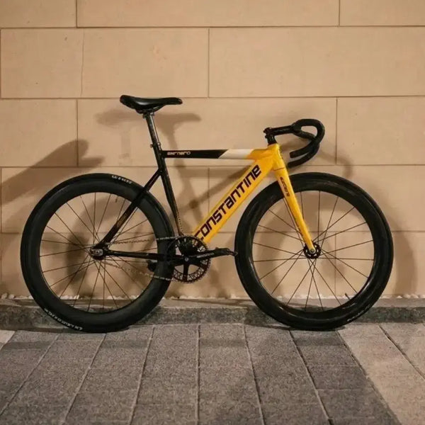 [BUNJANG] Constantine Bernard 2018 Yellow Pixie Bicycle / 콘스탄틴 버나드 2018년식 옐로우 픽시 자전거