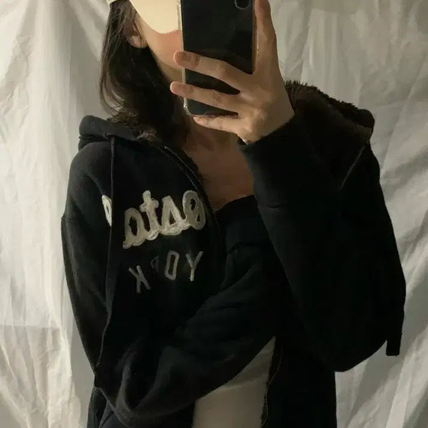 [BUNJANG] Aéropostale Wolf Crew Hoodie, M / 에어로포스테일 울프죠 후드집업,M