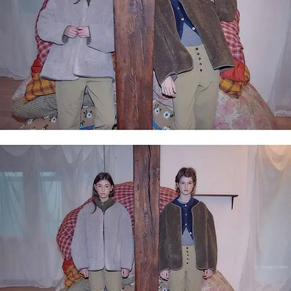 [BUNJANG] VIA PLAIN Reversible Mustang Jacket / 비아플레인 리버시블 무스탕