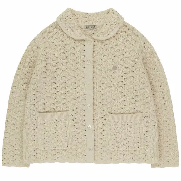 [BUNJANG] Koiseio Knit Cardigan Ivory / 코이세이오 니트 가디건 아이보리