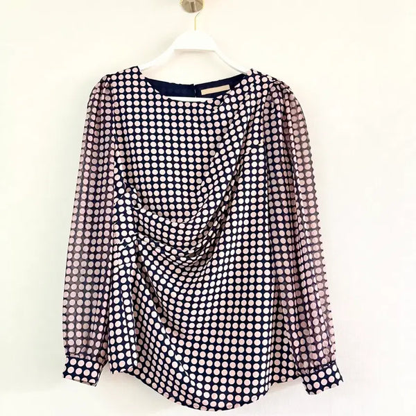 [BUNJANG] MINIMUM Dot Shirring Blouse / MINIMUM 도트 셔링 블라우스