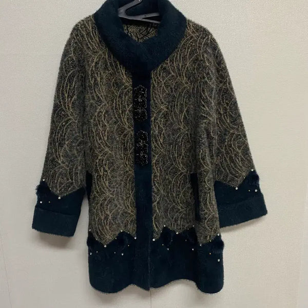 [BUNJANG] Cubic Point Coat / 큐빅 포인트 코트