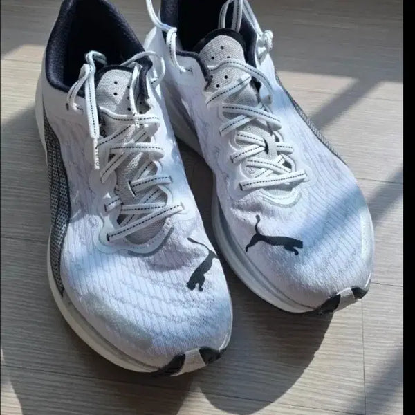 [BUNJANG] Puma Deviate Nitro 2 Running Shoes 280mm White / 푸마 디비에이트 나이트로2 280mm 화이트 러닝화