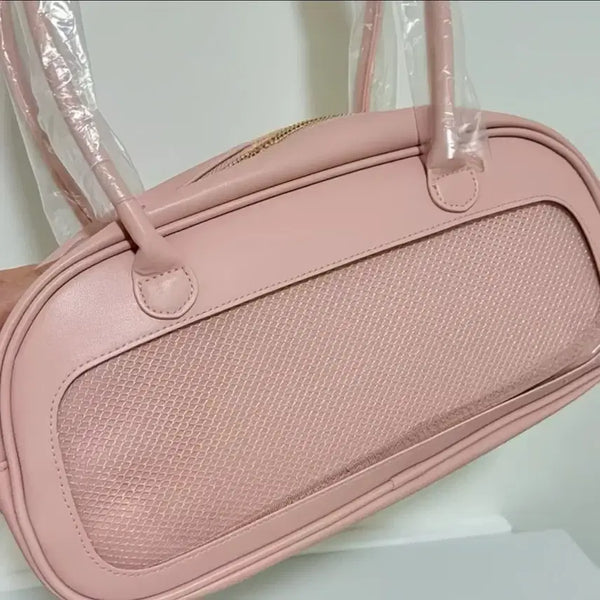 [BUNJANG] Flower Knows Tote Bag Pink / 플라워노즈 가방