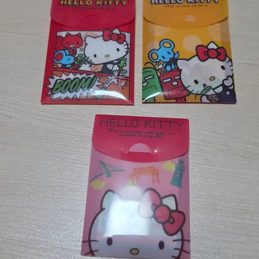 [BUNJANG] Hello Kitty Memo Pad Set (3 Types) / 키티 봉투 메모지 새상품 (개당단가)