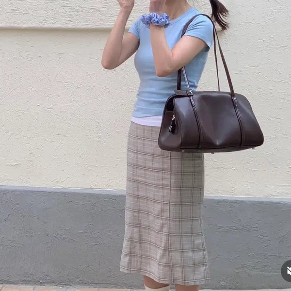 [BUNJANG] Sunburn Project Midi Skirt / 썬번프로젝트 스커트