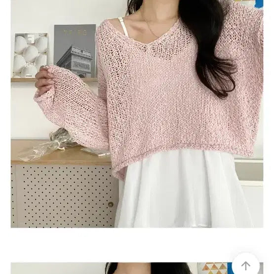 [BUNJANG] Mint See-Through Crop Knit Top / (새상품)민트 시스루 크롭뜨개니트(핑크X) 에이블리 지그재그 성수 브랜디멜빌 자라 코스 무신사 29cm 테무 홀리 히니크 히프나틱