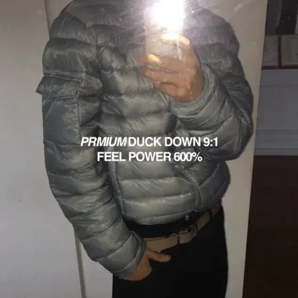 [BUNJANG] Ument Duck Down Lightweight Padding Sky Blue / 유먼트 덕 다운 경량패딩 스카이 블루