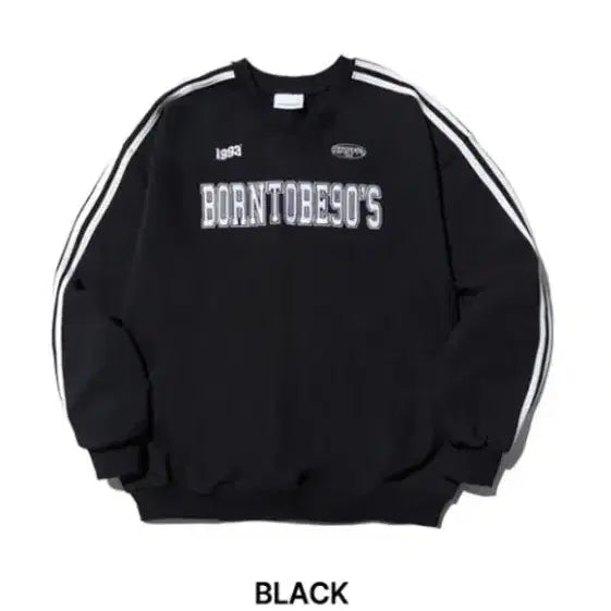 [BUNJANG] 1993 Studio 90s Track Sweatshirt Black / 1993 스튜디오 90S 트랙 스웨트셔츠