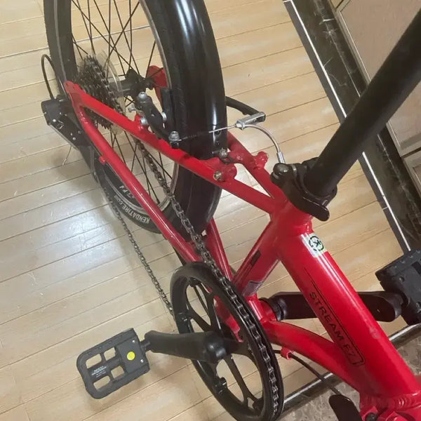 [BUNJANG] Titicaca Stream F7 Folding Bicycle - Red / 티티카카 스트림