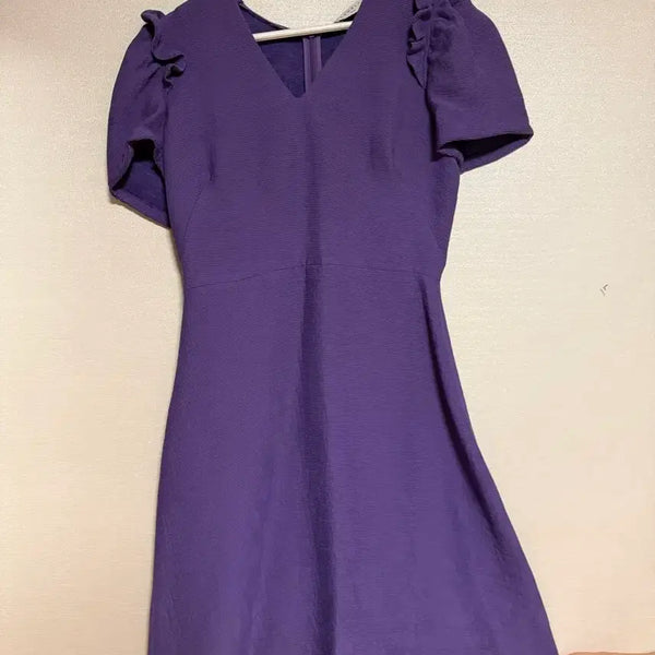 [BUNJANG] Sandro Purple Midi Dress / 산드로 원피스