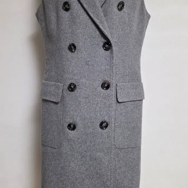 [BUNJANG] Eleven T Double Button Vest Coat / 일레븐티 더블 버튼 베스트 코트 44~55중