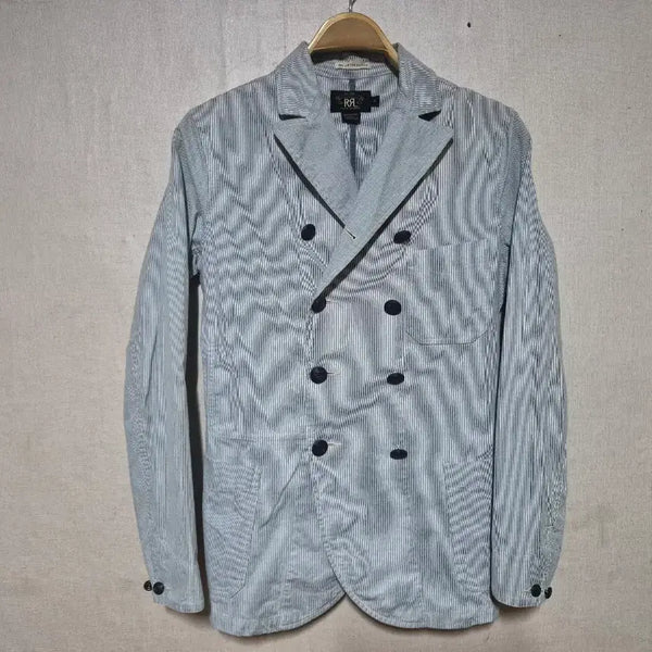 [BUNJANG] RRL Double RL Pinstripe Double-Button Jacket / RRL 더블알엘 XS