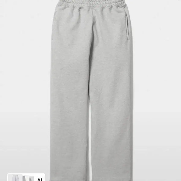 [BUNJANG] Zero Classic String Grey Sweat Cotton Pants (S) / 제로 클래식 스트링 그레이 스웨트 코튼 팬츠 S 라이트 웨이트