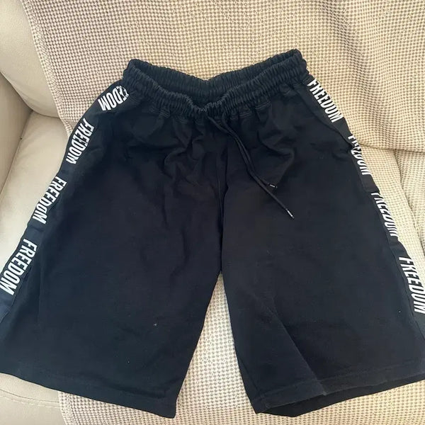 [BUNJANG] Freedom Lettering Pants 2XL / 프리덤 레터링 팬츠 2xl