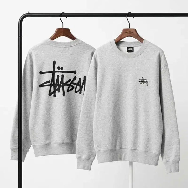 [BUNJANG] Stussy Sweatshirt Grey / 스투시 맨투맨 블랙 그레이