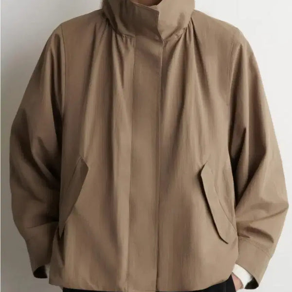 [BUNJANG] COS Nylon Funnel Neck Jacket / 코스 나일론 퍼넬넥 자켓