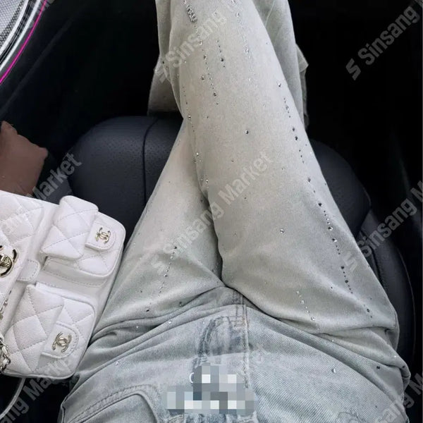 [BUNJANG] Imported Denim Wide Leg Pants M Size / 데님 청바지 와이드 수입의류 M