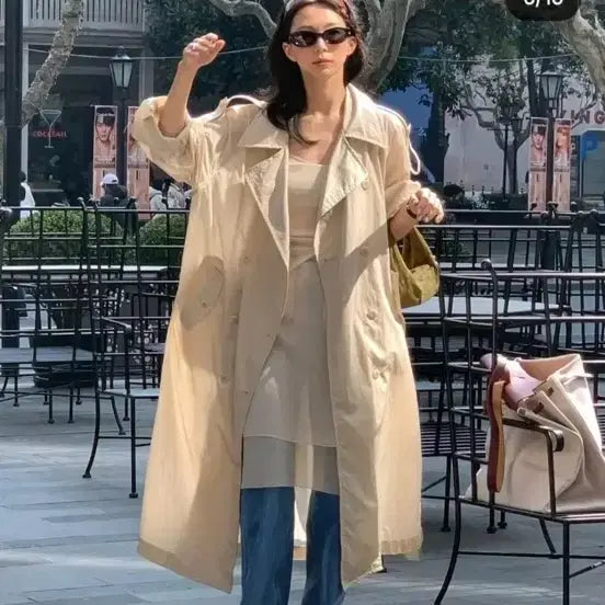 [BUNJANG] PARAVENT Nylon Trench Coat / 파르벵 나일론 트렌치코트