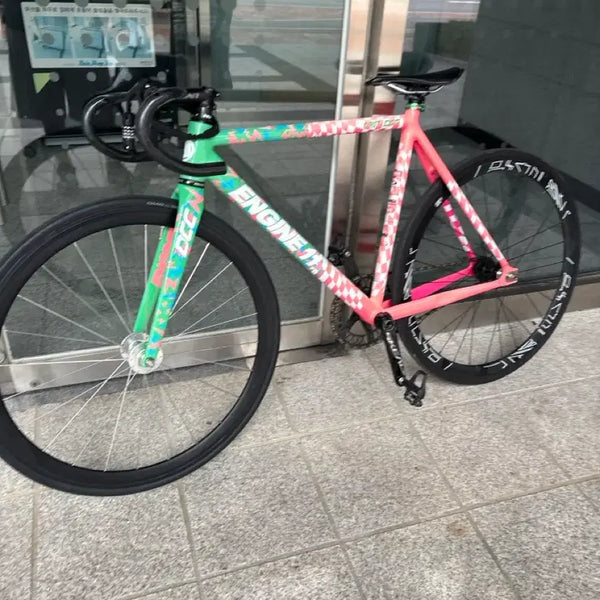 [BUNJANG] Engine11 DCC Pink & Mint Fixed Gear Bicycle / 엔진11 Dcc