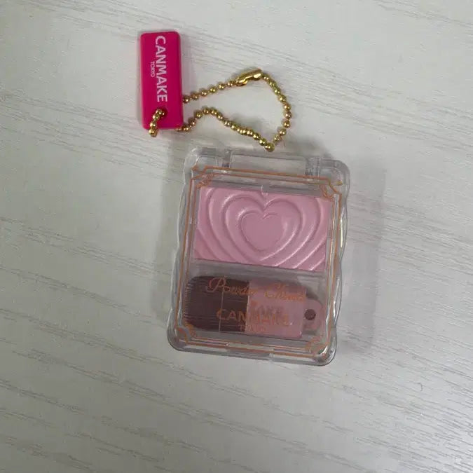 [BUNJANG] Canmake Blush Cheek Gacha Keyring / 캔메이크 블러셔 치크 가챠 키링