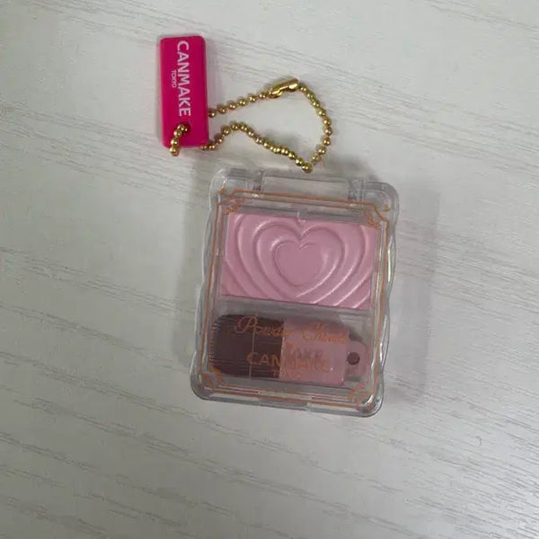 [BUNJANG] Canmake Blush Cheek Gacha Keyring / 캔메이크 블러셔 치크 가챠 키링