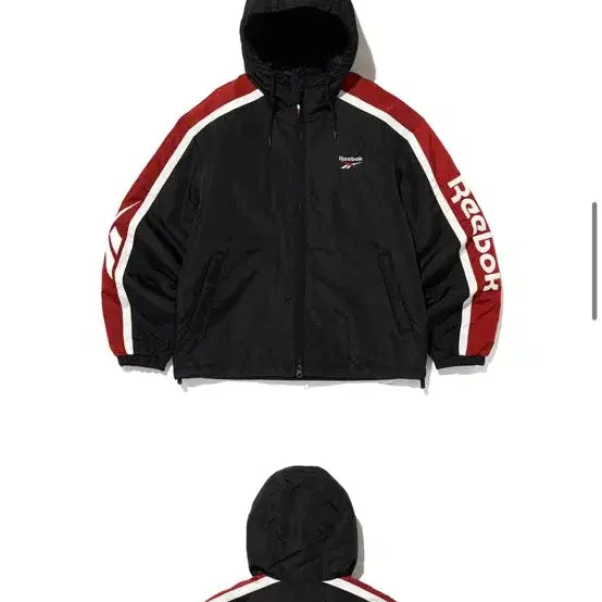 [BUNJANG] Reebok Vector Paneled Padded Jacket - Size S / 리복 벡터 패널드 패딩 자켓 S