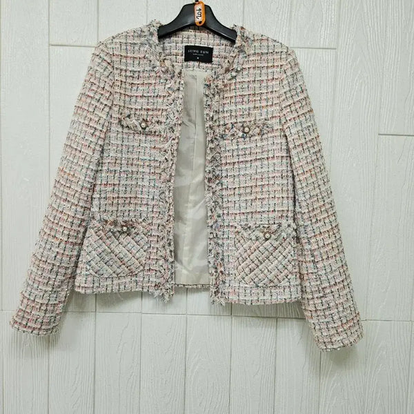 [BUNJANG] One Buckle Tweed Jacket / 원버클 트위드자켓
