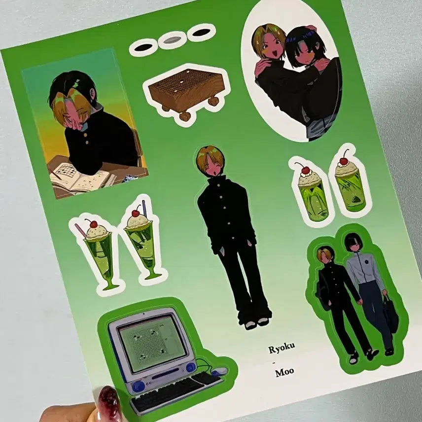 [BUNJANG] Hikaru's Go Sticker / 무호님 히카루의 바둑 스티커
