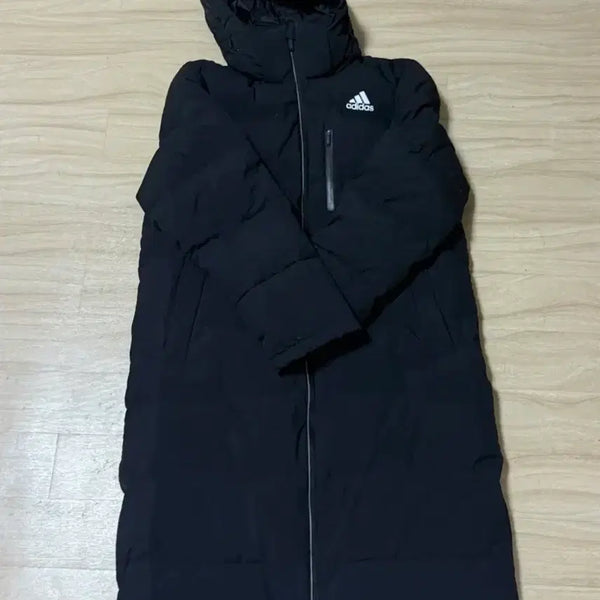 [BUNJANG] Adidas Long Padding Black / 아디다스 롱패딩 블랙
