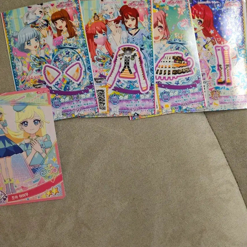 [BUNJANG] Pri Chan Pink Cat Card Bundle Set / 프리채널 카드 핑크 캣 세트