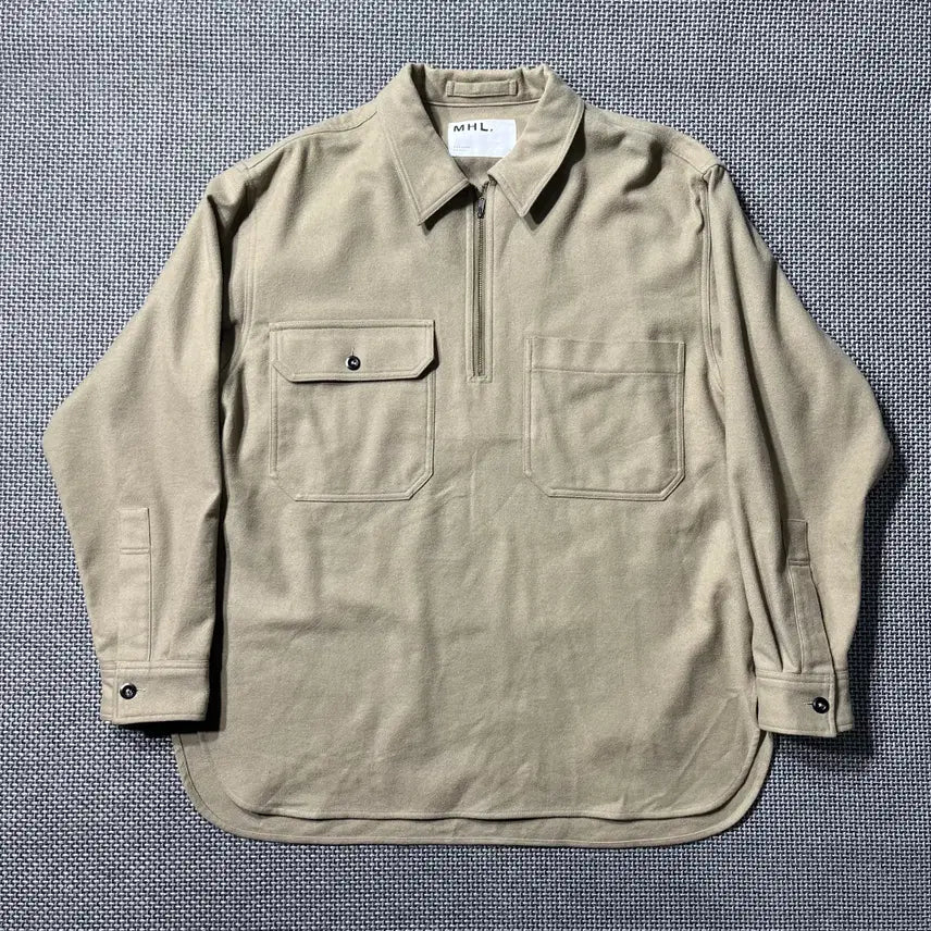 [BUNJANG] MHL. Half Work Shirt / MHL 하프 워크 셔츠